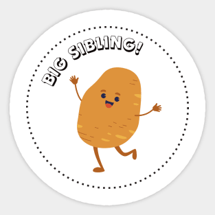 Big Sibling Potato Sticker